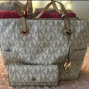 Michael Kors purse and wallet